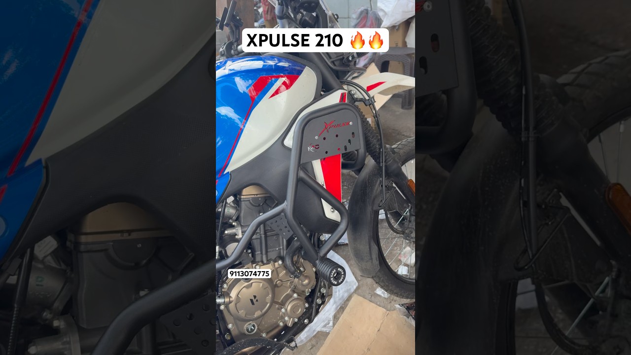XPULSE 210 ACCESSORIES | FITTINGS | CRASH GUARD | PREMIUM QUALITY 💯| JC ROAD BANGALORE #xpulse210