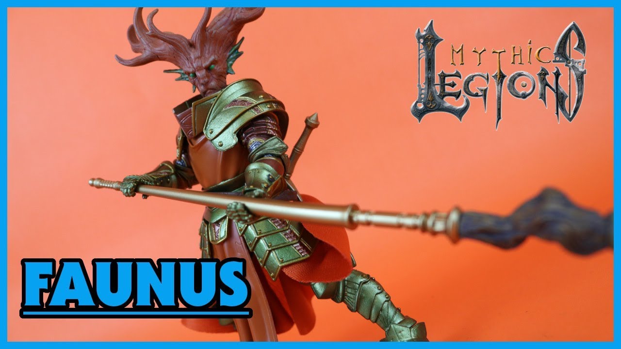 Four Horsemen Mythic Legions Advent of Decay FAUNUS Action Figure Toy Review