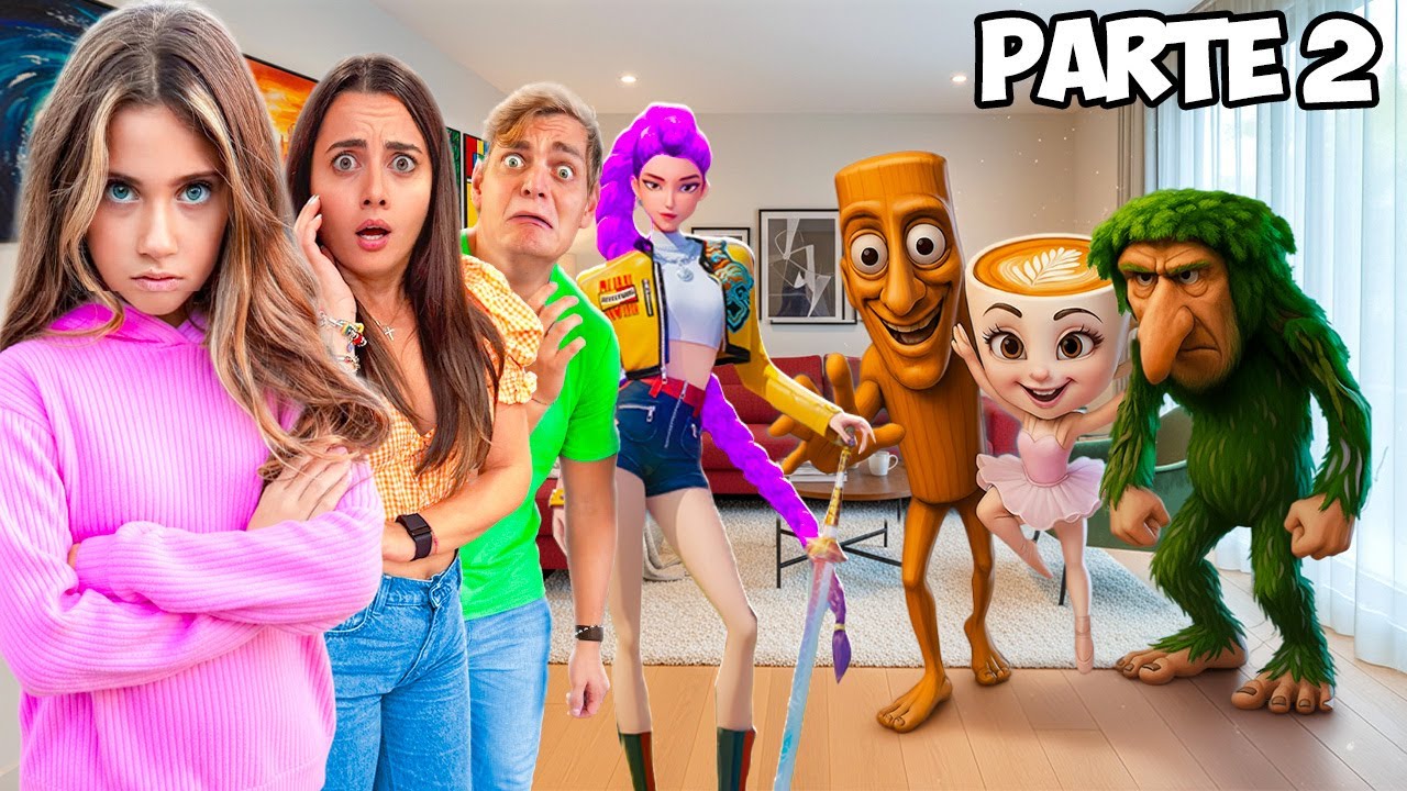 ABBIAMO SALVATO CASA NOSTRA DAI BRAINROT CON LE HUNTRIX E DANI E ROBBI NELLA VITA REALE *parte 2*