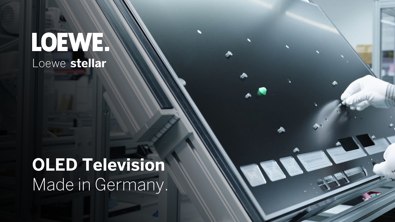 Loewe stellar &ndash; TV manufacturing Made in Germany.