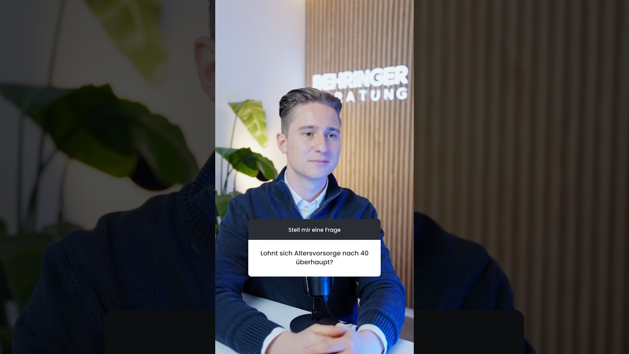 Lohnt sich Altersvorsorge nach 40 &uuml;berhaupt? #shorts #vermoegensaufbau #altersvorsorge #finanzen