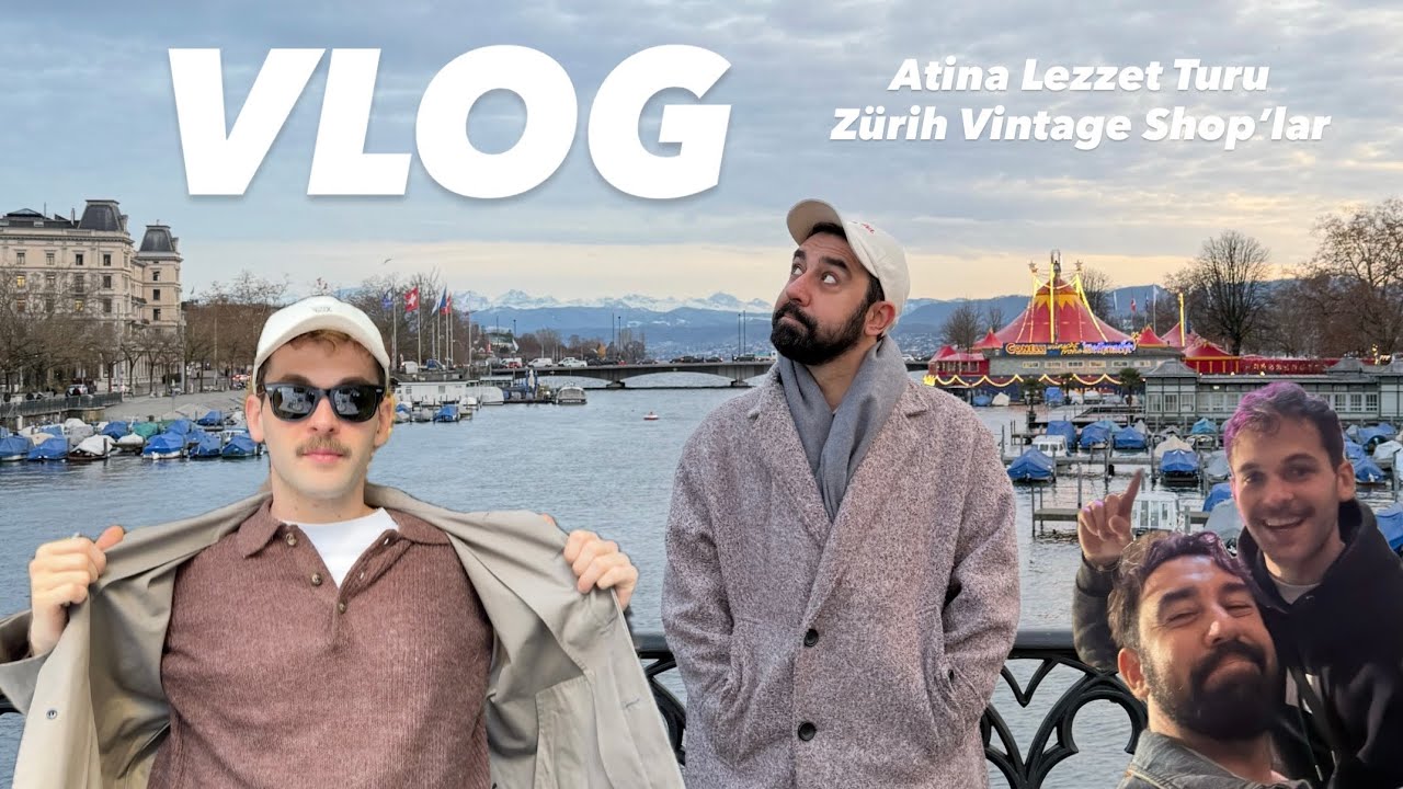 VLOG | Deniz’le Atina Lezzet Turu | Zürih’te İkinci El Dükkan Dızdığı 
