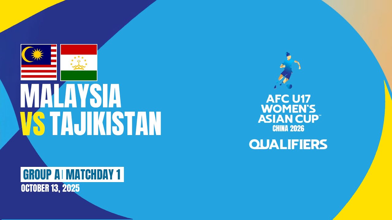 Malaysia - Tajikistan| Group A | MD1 | AFC U17 Women's Asian Cup 2026 Qualifiers