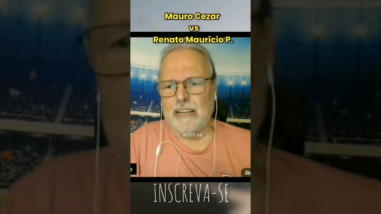 TRETA ENTRE OS JORNALISTAS MAURO CEZAR PEREIRA E RENATO MAUR&Iacute;CIO PRADO, SOBRE VP NO FLA