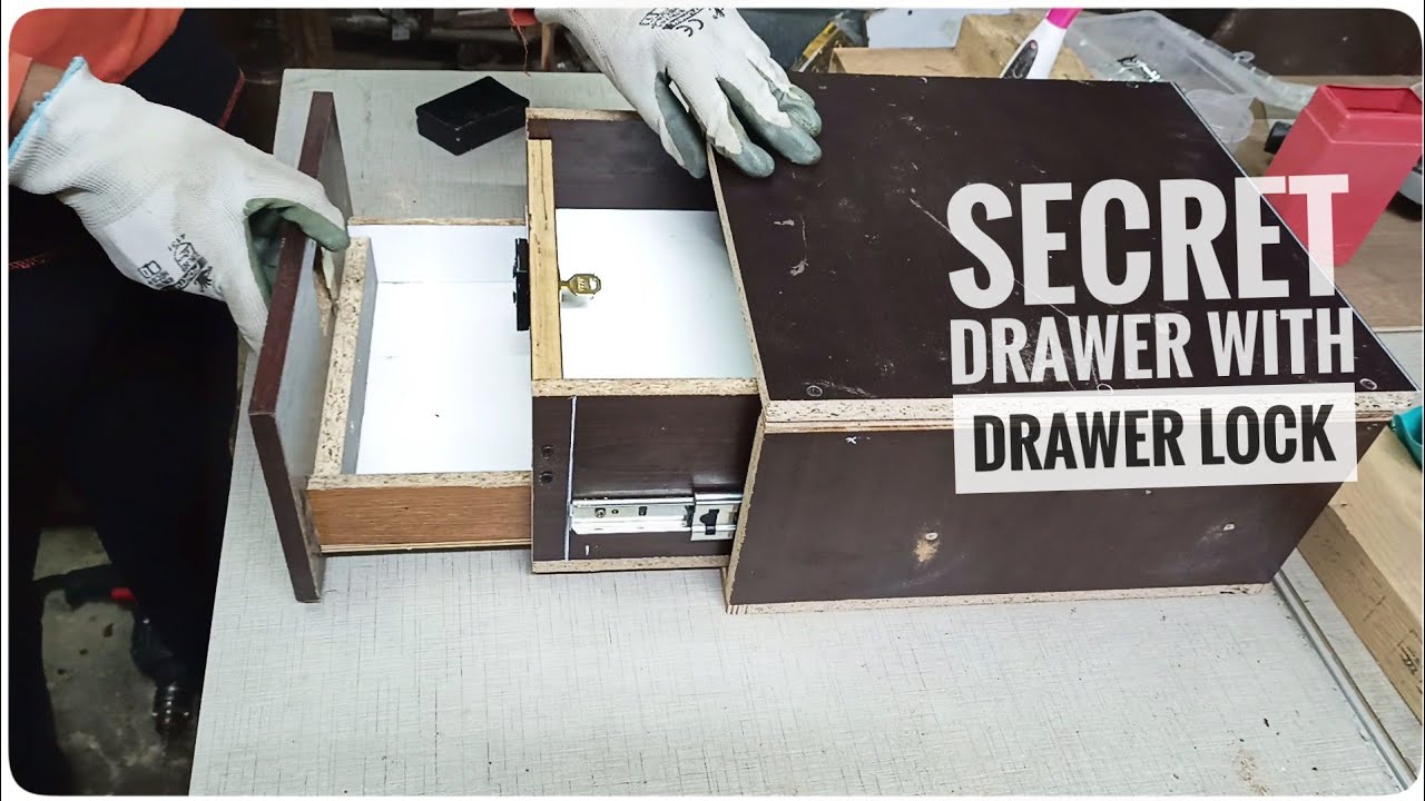 beginner Mode || Make secret compartment in Drawer || hidden drawer locker