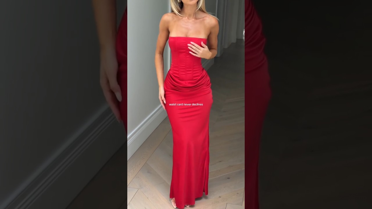 Meet the love 🥀 this feeling Maxi Dress in Red &hearts;️#fashion #model #beauty #style #outfit #shorts