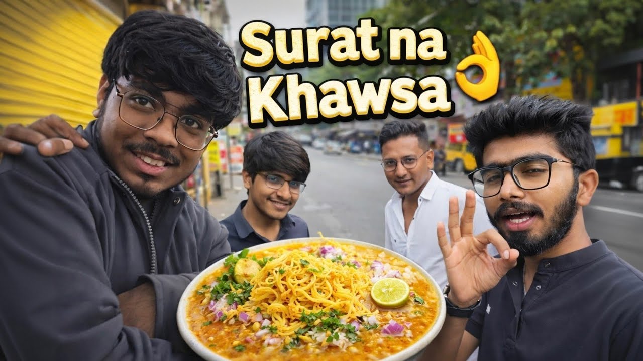 Surat na Famous Khawsa 😋👌 | Street Food of Surat | Must Try! #food 