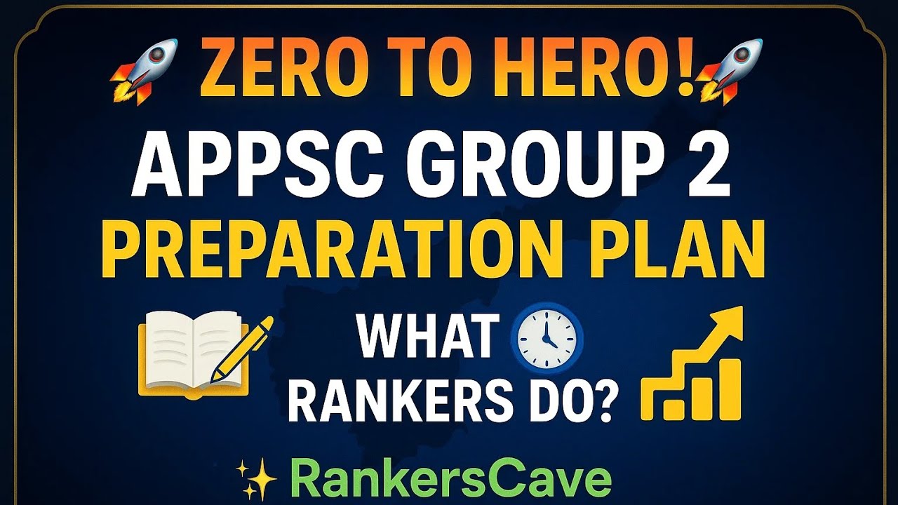 Zero to Hero: APPSC Group 2 Preparation Plan | What Rankers Do | Srinivas Sir 5 Civils Interviews