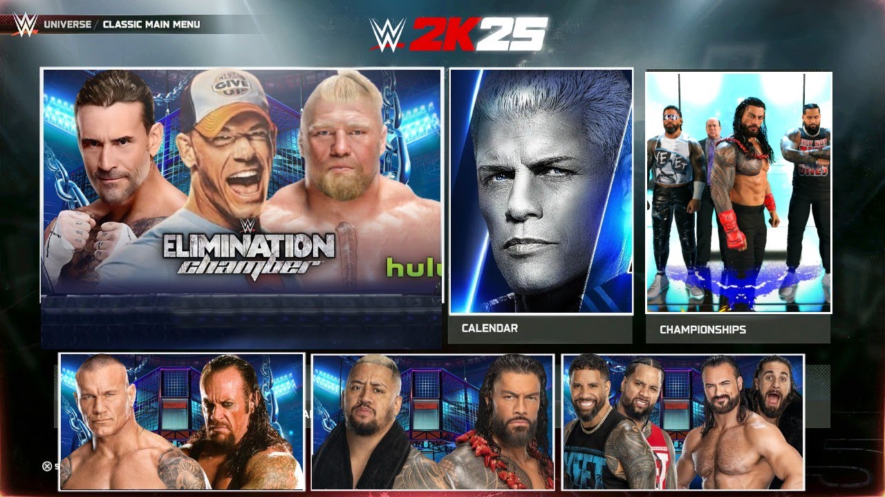 WWE 2K25 LIVE Stream - Elimination Chamber Live WWE 2K25