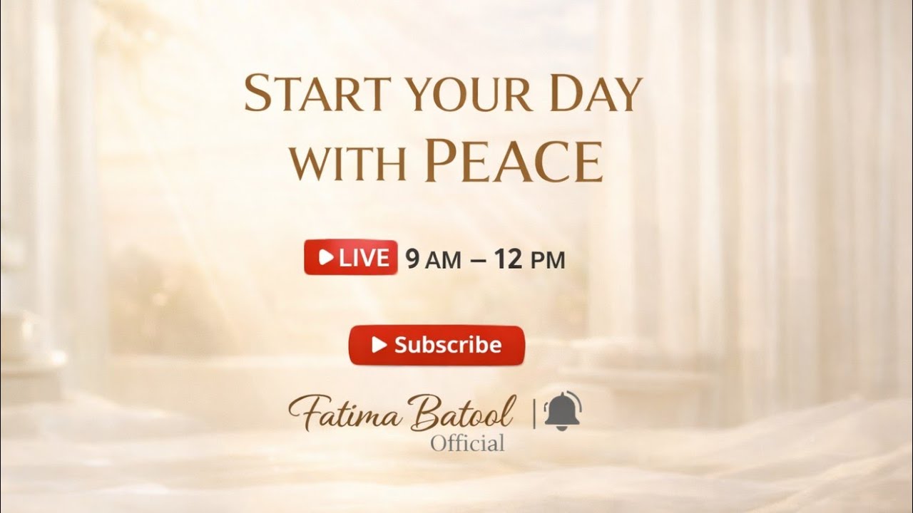 Daily Morning Live | Peace • Patience • Positivity