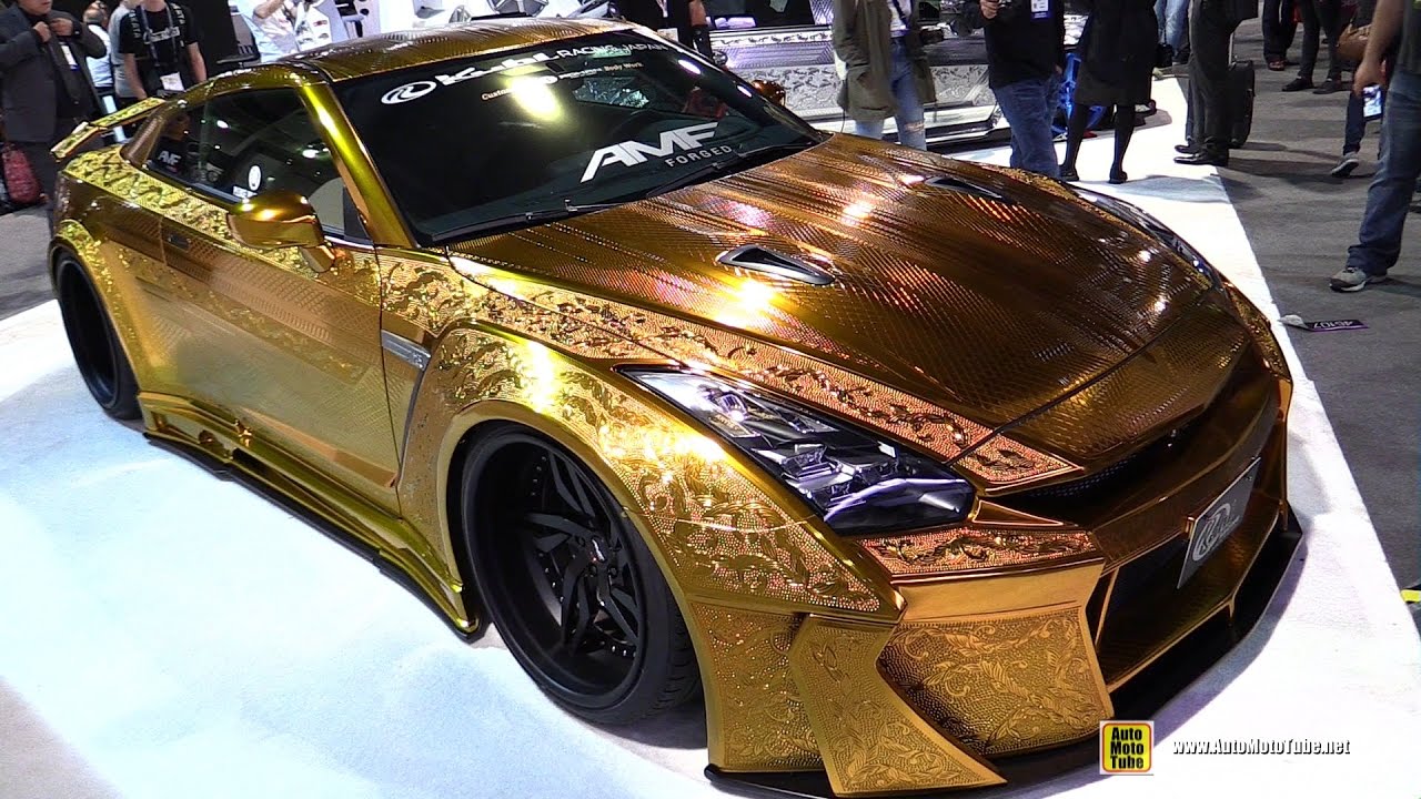 2017 Nissan GTR with Rohan Izawa Metal Paint and Engraving - Exterior Walkaround - 2016 SEMA