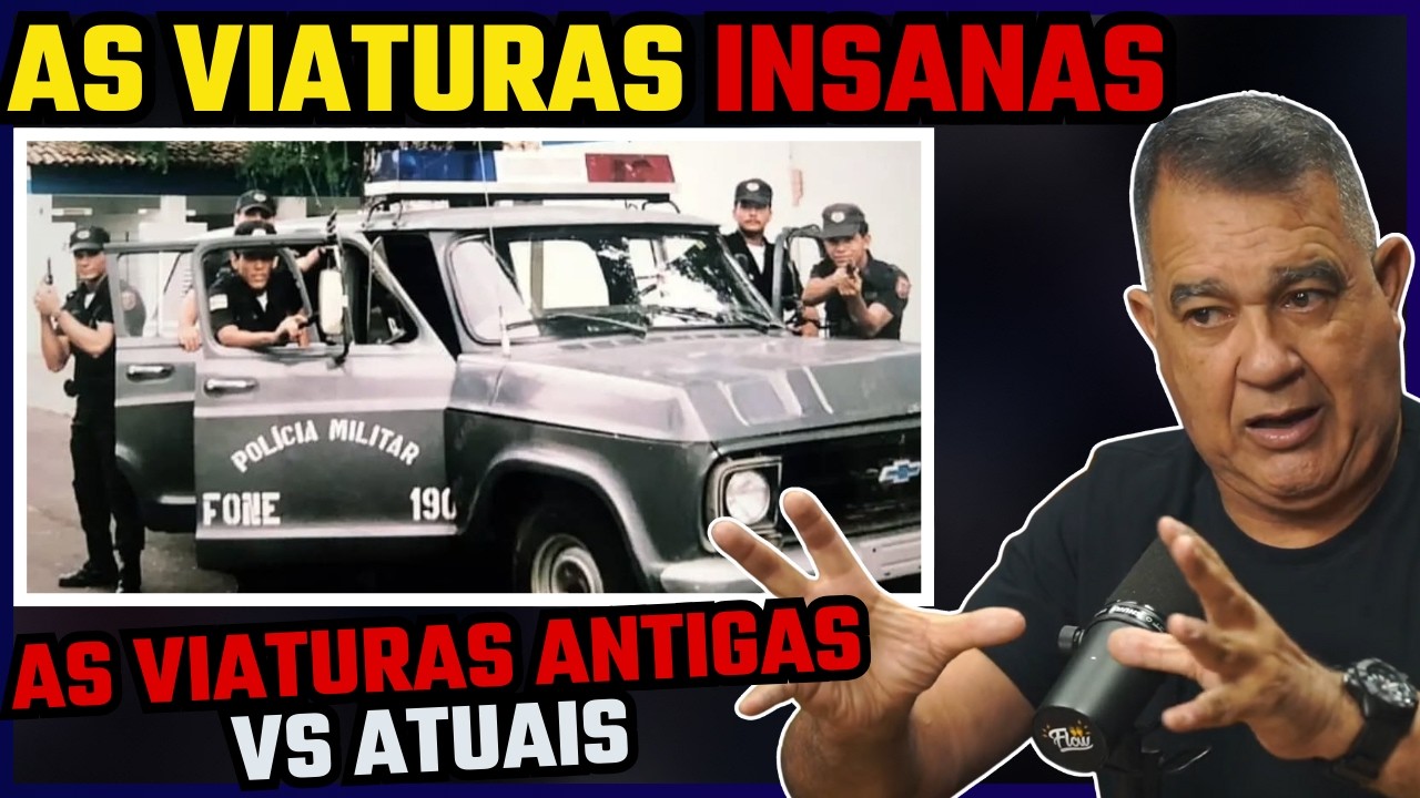 As Viaturas INSANAS de Antigamente vs Viaturas atuais - SGT CASTRO