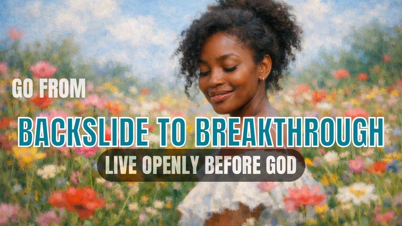 Go From Backslide To BREAKTHROUGH: Live OPENLY Before GOD