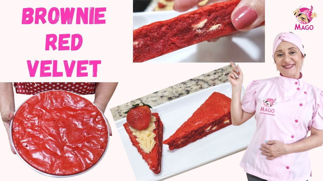 BROWNIE RED VELVET PERFEITO E DELICIOSO! FAÇA E VENDA (Aula Mago)