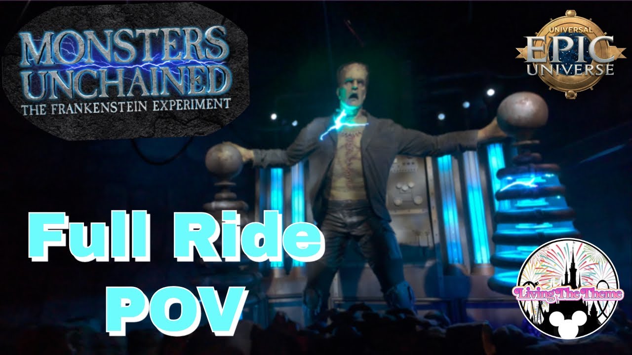Monsters Unchained: The Frankenstein Experiment – Full Low Light POV #EpicUniverse #universalstudios
