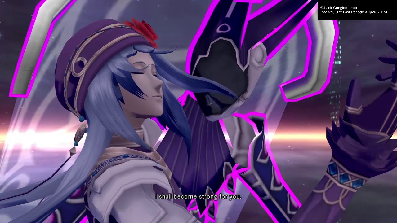 .hack//G.U. Last Recode Haseo Vs Endrance Avatar Battle