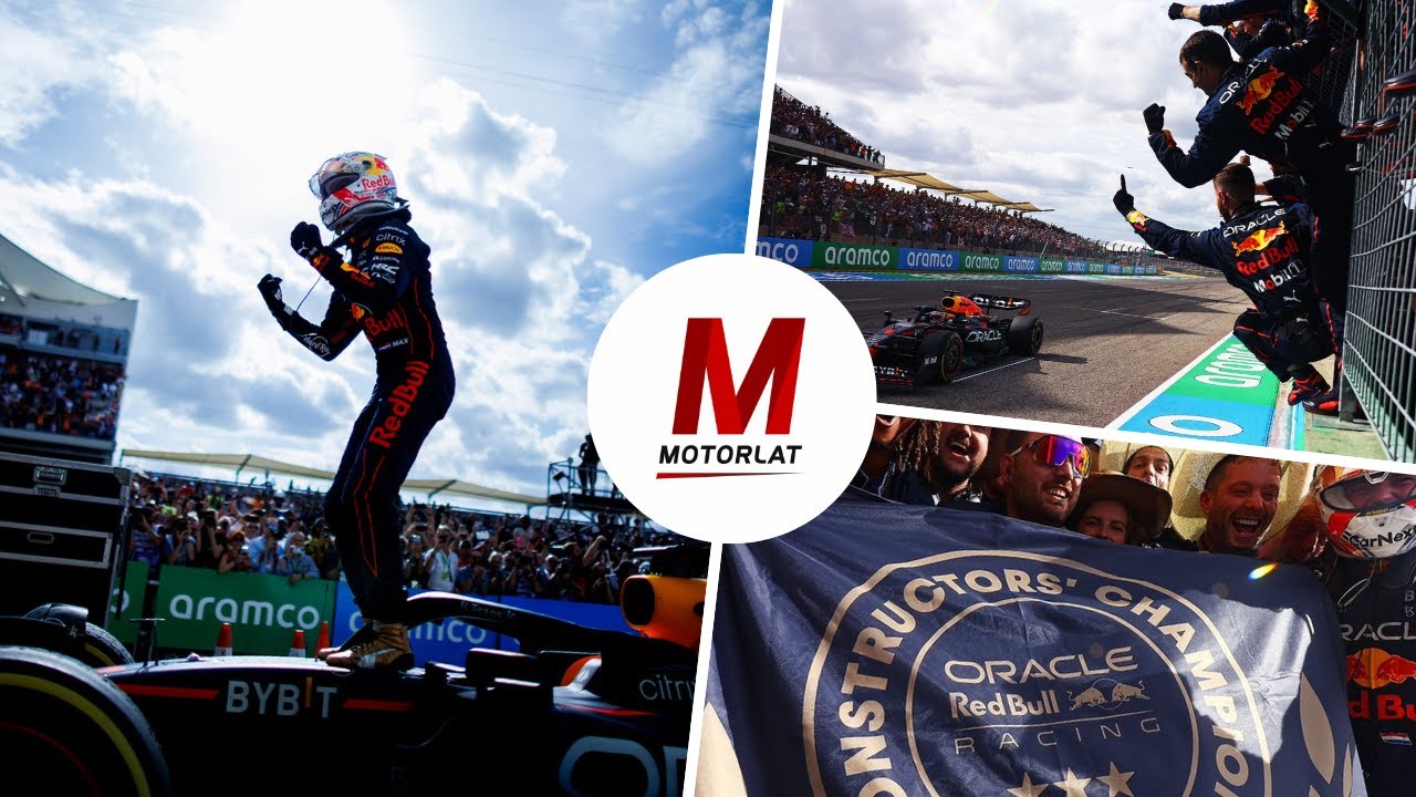 F1 2022 - VERSTAPPEN gana el #USGP y RED BULL logra el Campeonato de CONSTRUCTORES