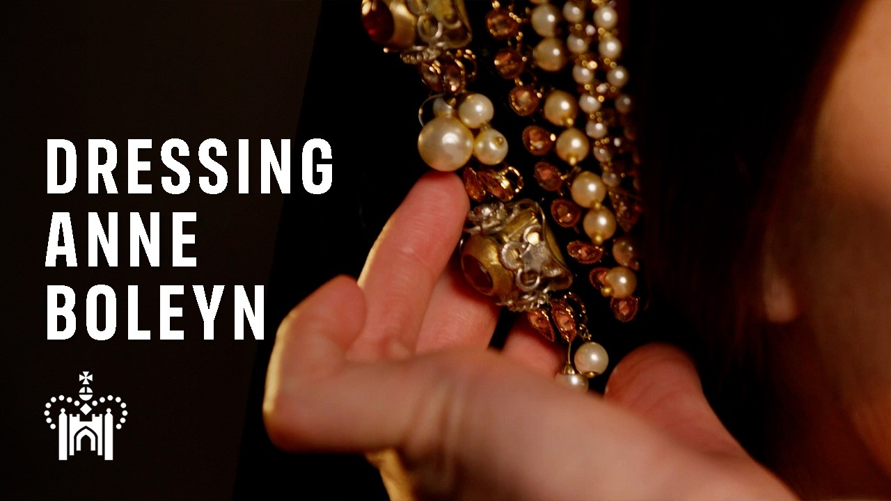 Getting Dressed as Anne Boleyn