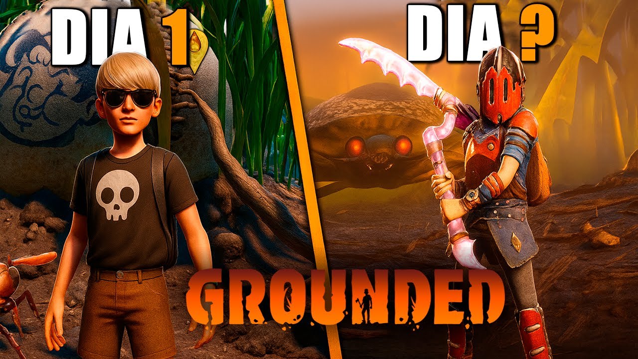 Explorei o quintal em GROUNDED e quase fui devorado!