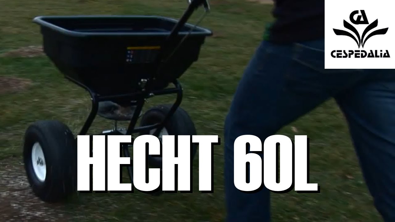 Abonadora Manual HECHT-60L ☘️ Cespedalia