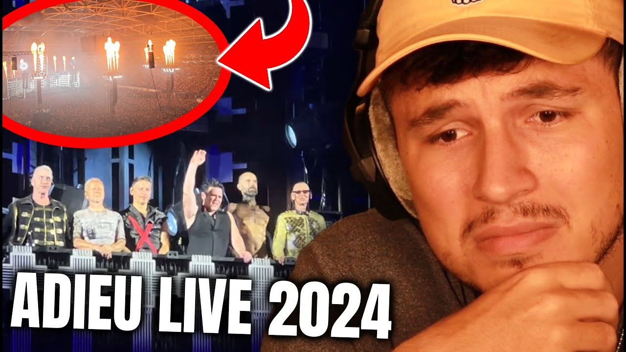 Das ist so EMOTIONAL😟!...Reaktion auf : Rammstein - Adieu (Live Gelsenkirchen, Germany 31.07.2024)