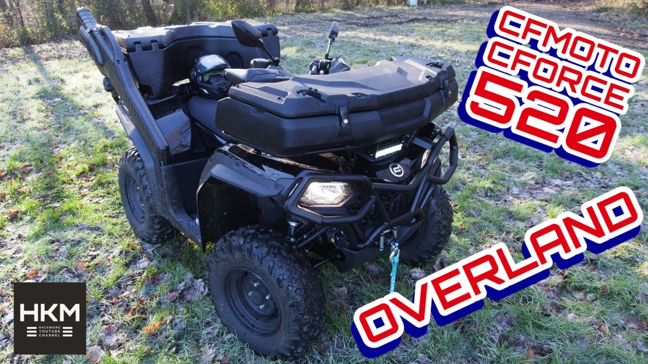 CFMOTO CFORCE 520 : version 2025 BLACK OVERLAND by HKM