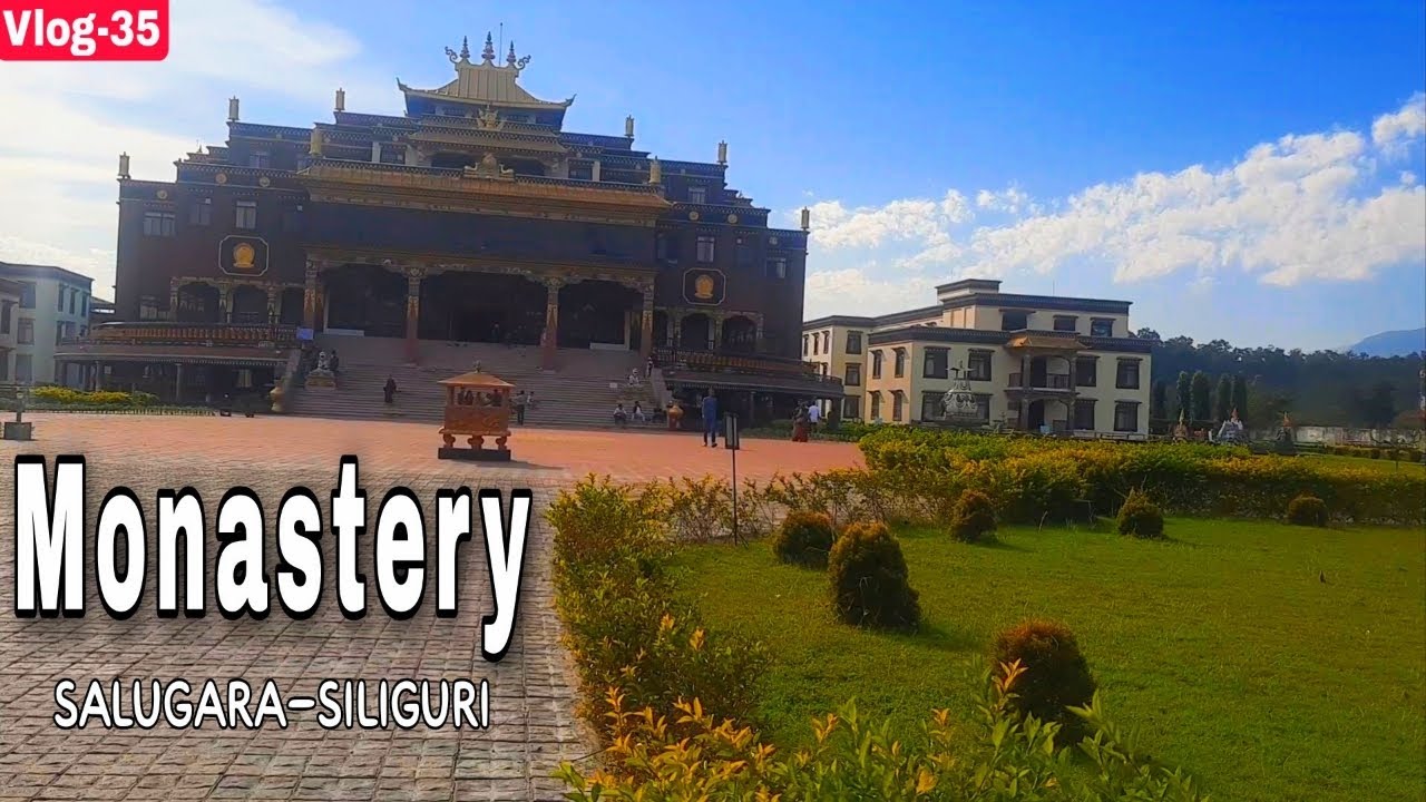 Buddhist Monastery in siliguri salugara || While coming home, we fell in the river || Tourist place