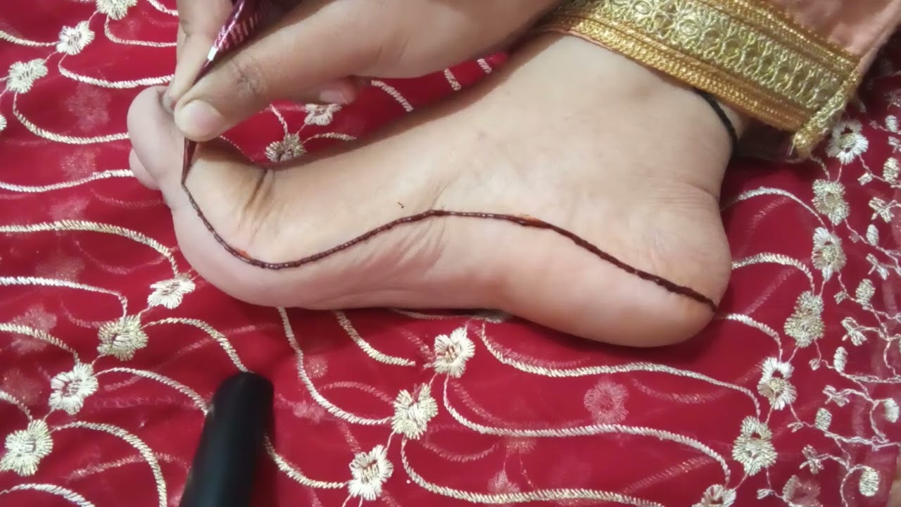 सबसे इजी ओर आसानी से सिखे मेहंदी डिजाइन, सिम्पल Foot 👣🦶, Mehndi Designs,#newmahendi #keepsupporting 