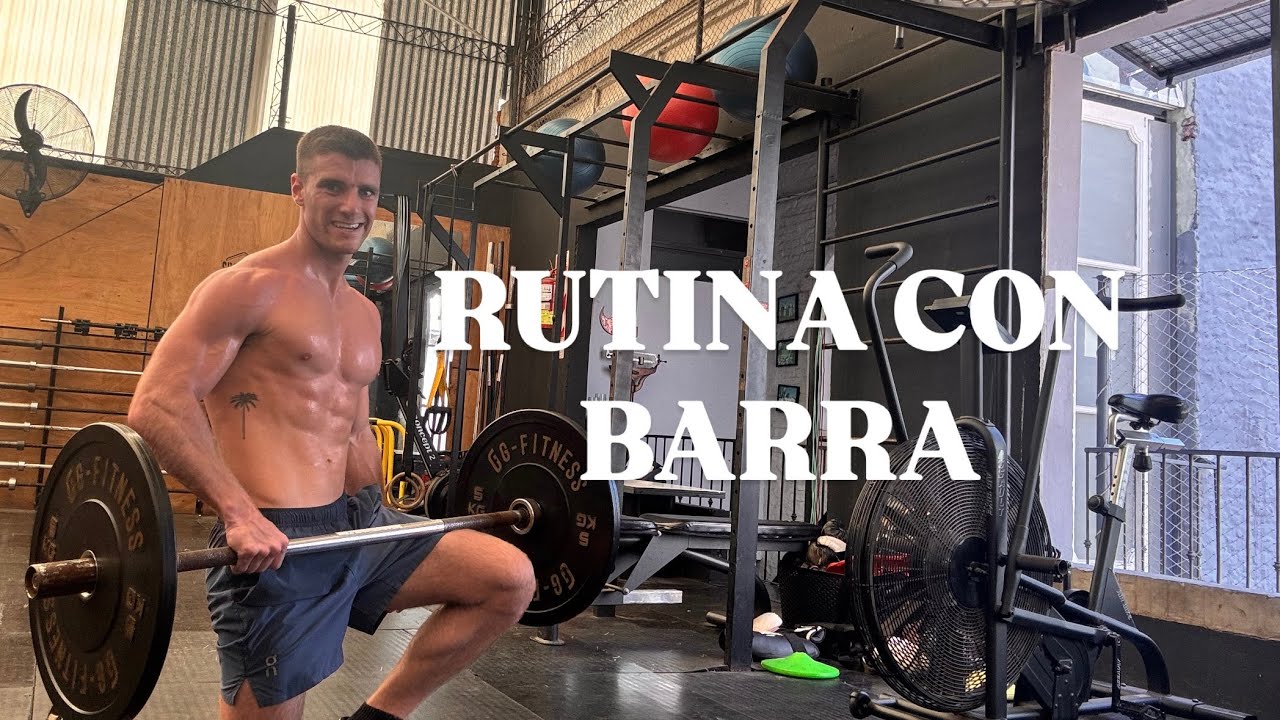 RUTINA CON BARRA DE 15 MINUTOS