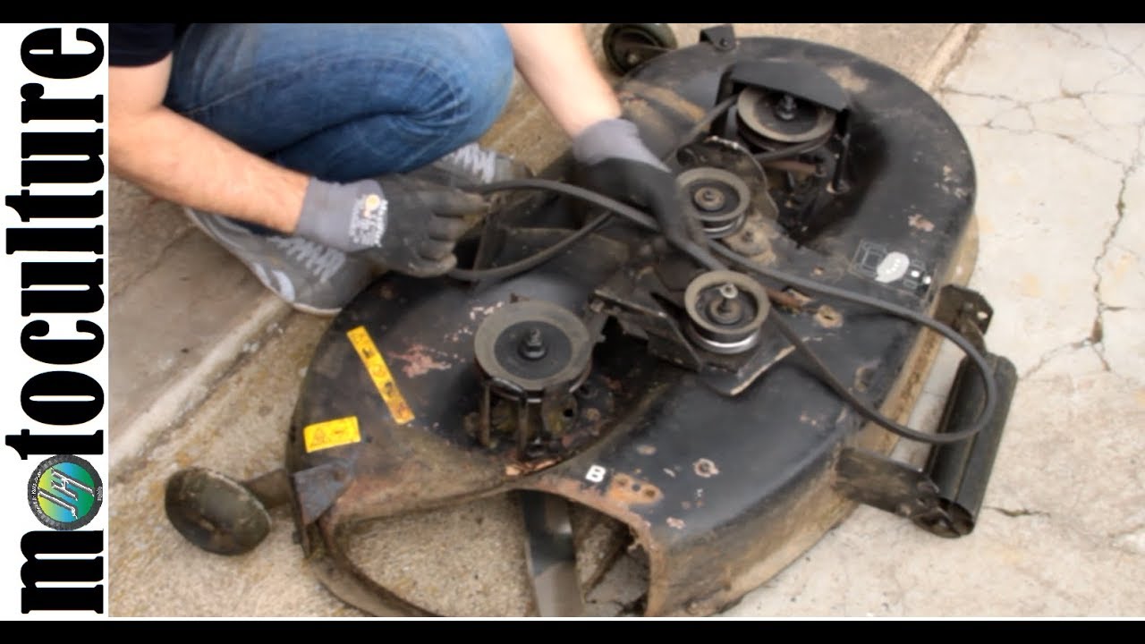 comment entretenir le plateau de coupe de votre tracteur tondeuse