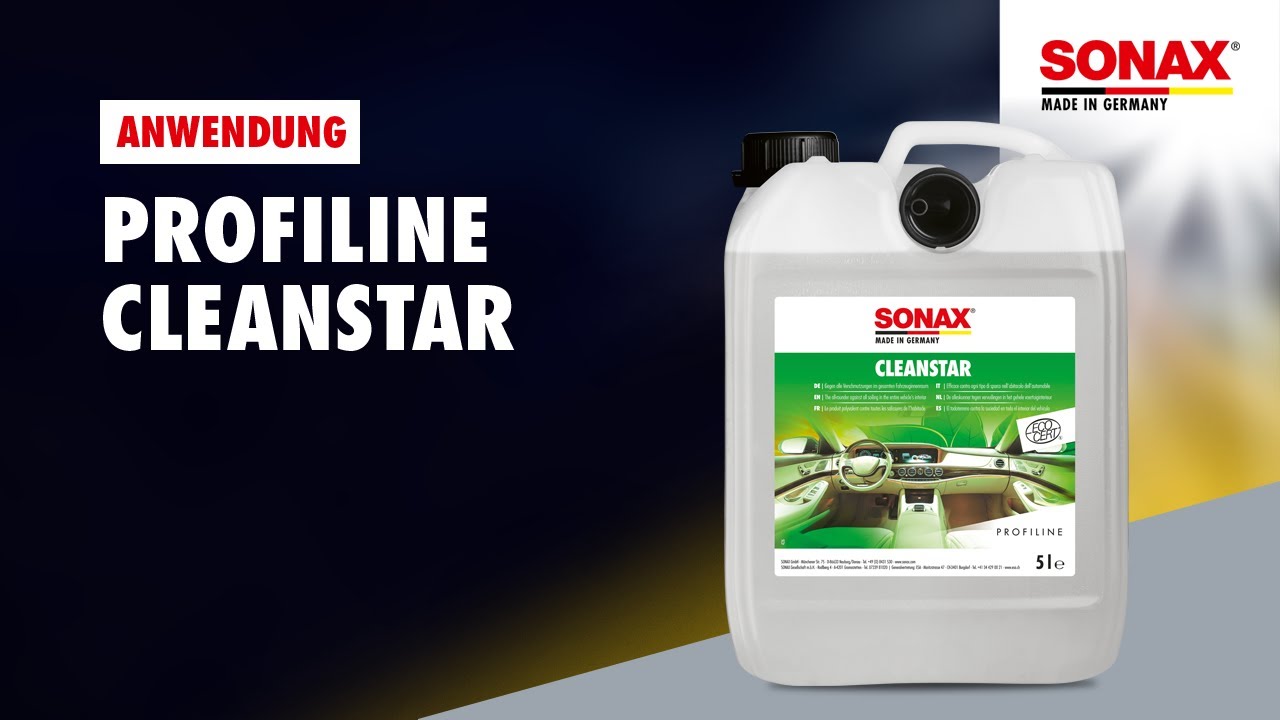 Anwendung SONAX CleanStar Ecocert