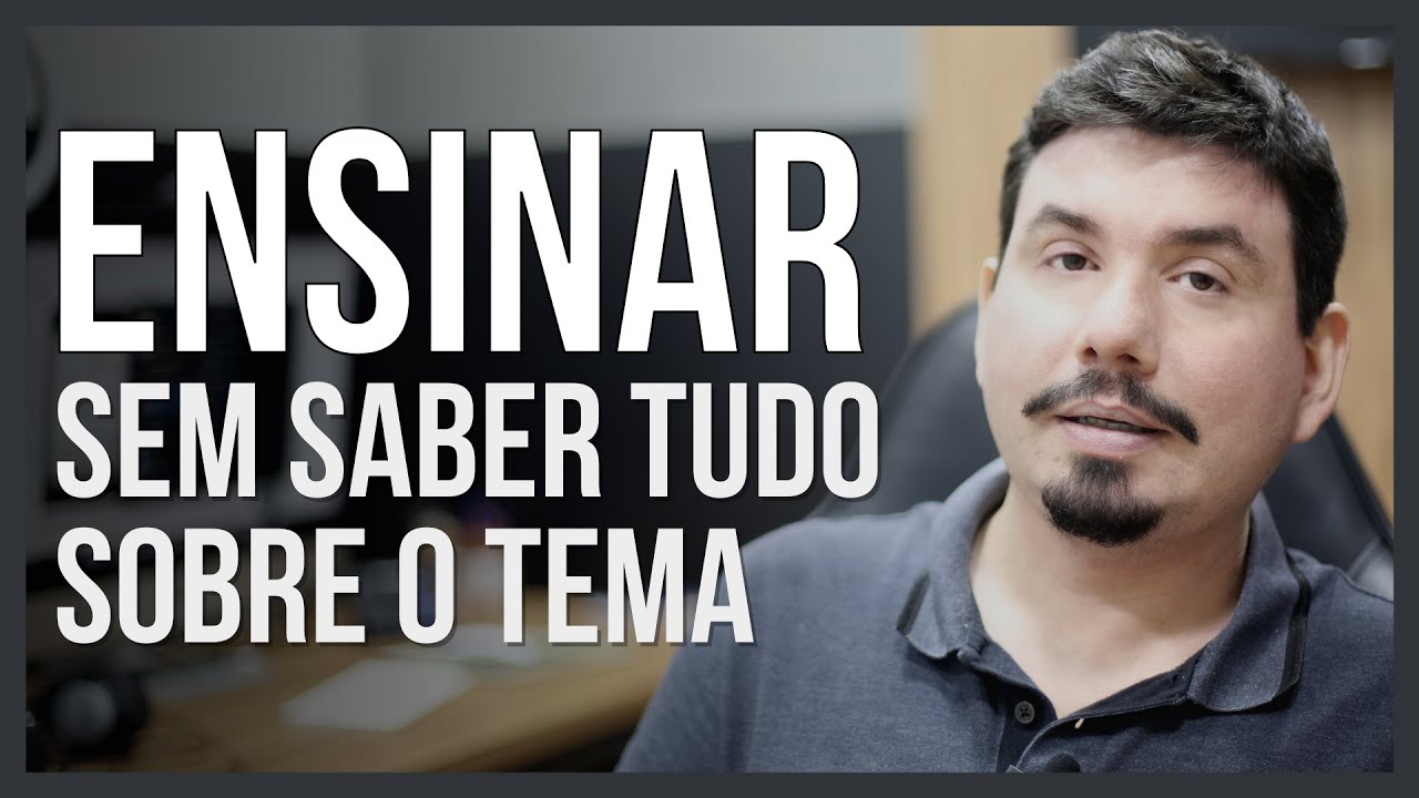 VOC&Ecirc; &Eacute; BOM O SUFICIENTE PARA ENSINAR ONLINE?