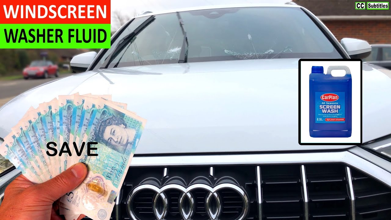 How to fill Windscreen Wiper Fluid on Audi Q3 - Audi Q3 Screenwash Location