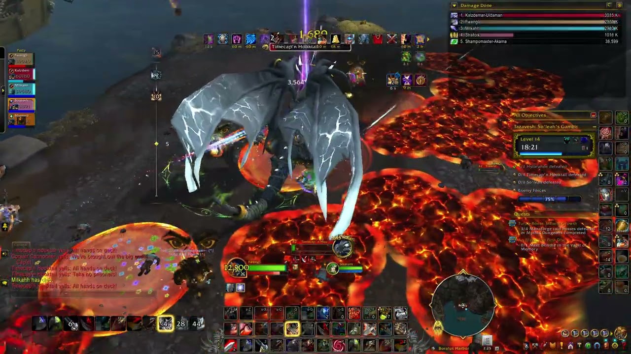 WoW Midnight pre-patch colossus arms warrior pve Tazavesh: So'leah's Gambit Mythic +14