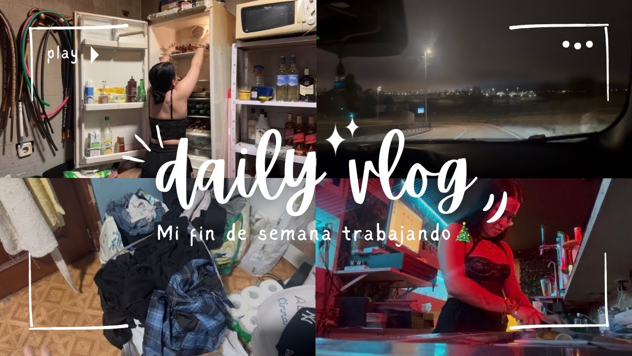 VLOGMAS #2🎄| Fin de semana conmigo en el trabajo😩 Mi rutina|| Majo Martínez 
