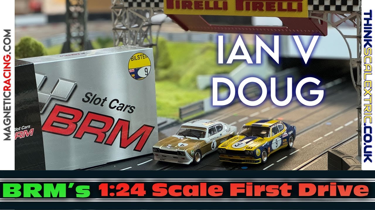 BRM 1:24 Scale Slot Car. Who will win Ian or Doug?
