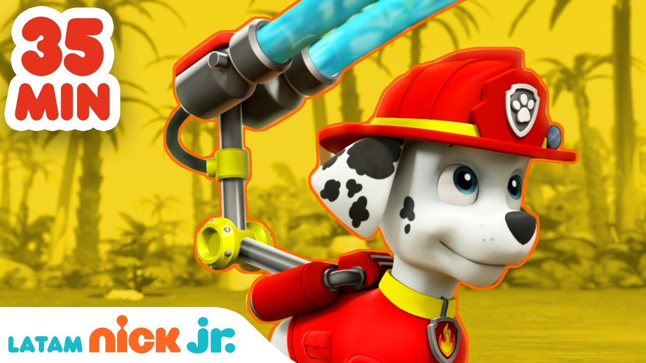 PAW Patrol, Patrulla de cachorros | 35 minutos de los MEJORES rescates | Nick Jr. en Español