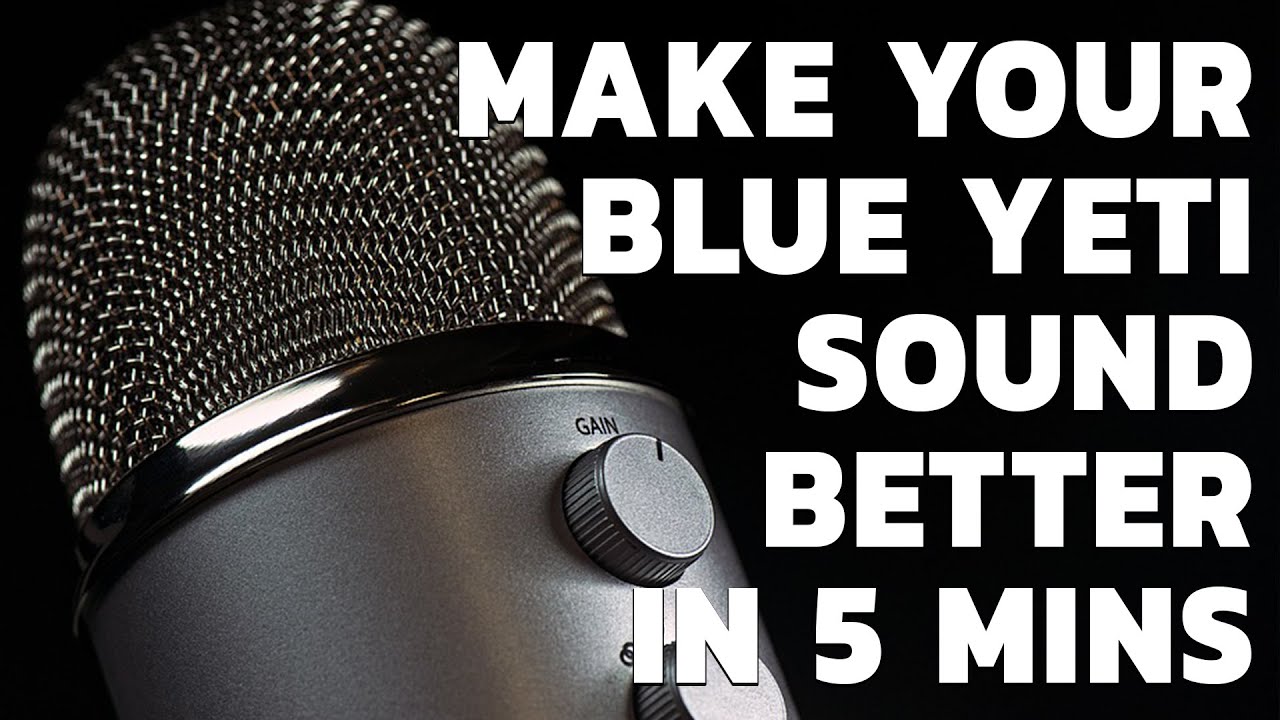 КАК УЛУЧШИТЬ ЗВУК МИКРОФОНА BLUE YETI | ЛУЧШИЕ НАСТРОЙКИ BLUE YETI ДЛЯ СТРИМИНГА