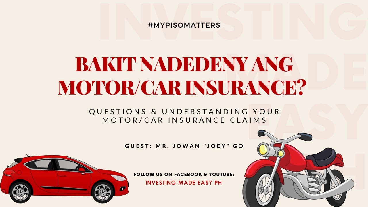 Motor/Car insurance Questions Answered! Part 2 of 3 | #MyPisoMatters