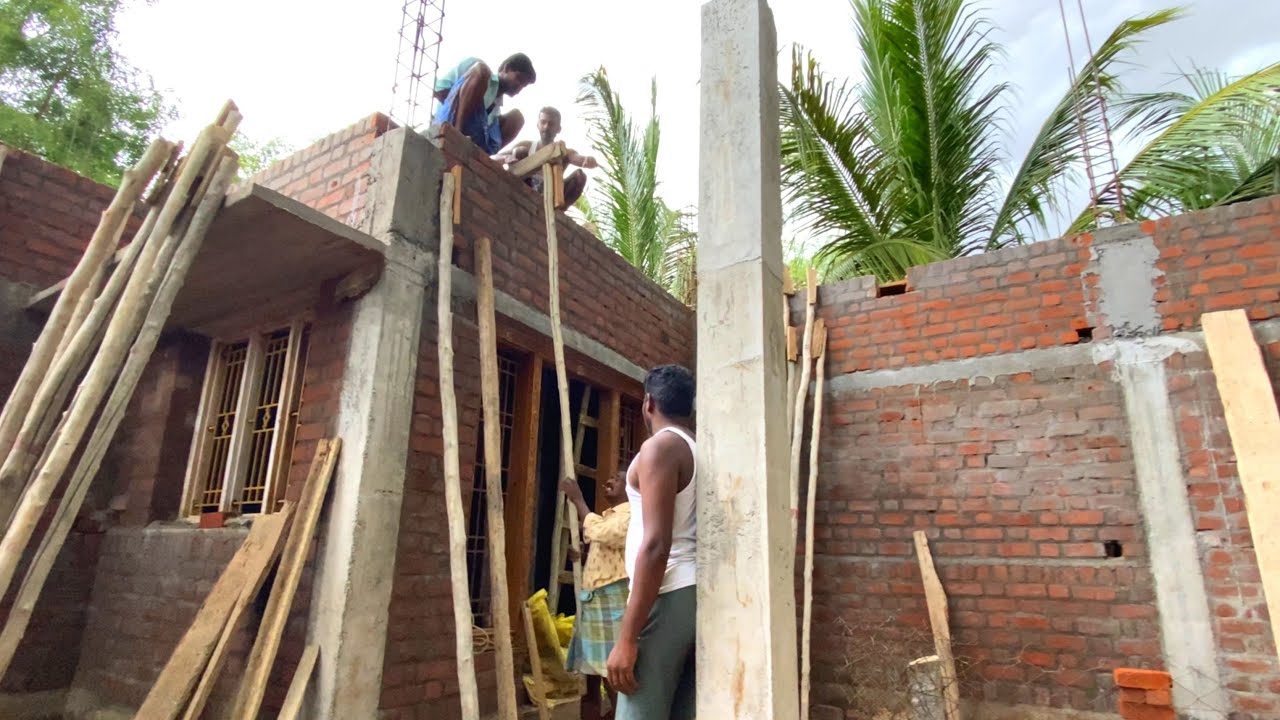 WoW Excellent Idea in do creative Portico Beams and slab centering Easy and fastest for Construction