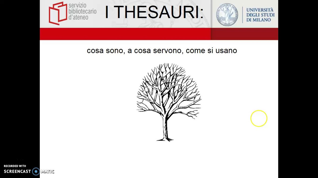 I thesauri