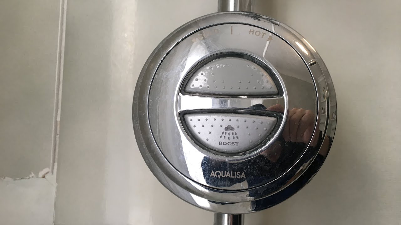 AQUALISA Quartz. Fitting New Pinch Grip