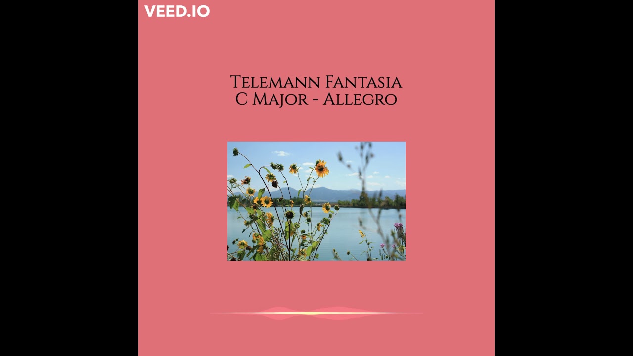 Telemann: Fantasia in C Major Allegro