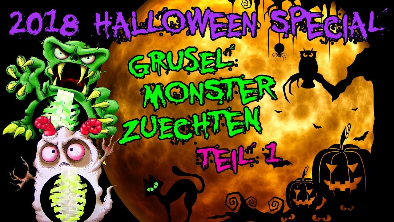 Halloween Special !!! Gruselmonster züchten - Teil 1 !!! Leuchtende Kristallmonster !!!