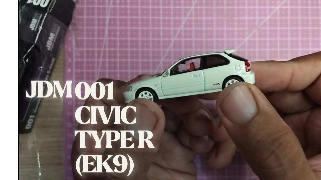 Unboxing HJ versi box JDM64 001 Civic EK9