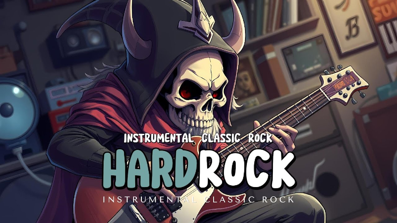 Hard Rock Instrumental Riffs For Your Next Adventure 💀🎸 [1 𝐇𝐎𝐔𝐑] Alternative Rock Playlist