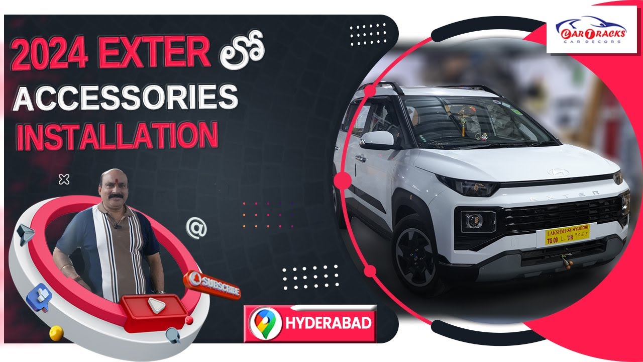 2024 Hyundai Exter Accessories  | Car Tracks Hyderabad
