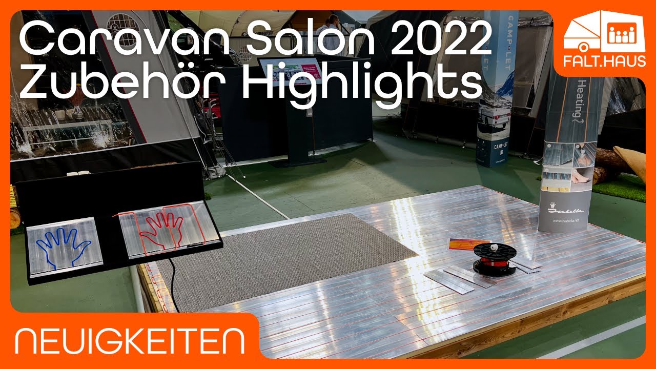 Zubehör Highlights vom Caravan Salon Düsseldorf 2022: Ecoflow, Froli, Isabella, ...