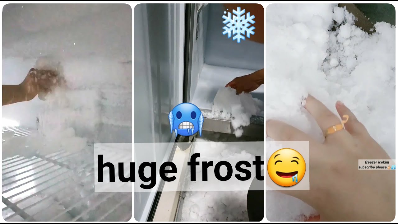 *ASMR* 🥶😍❄ AMAZING HUGE FROST SCRAPING, FROST COLLECTING, AND PLAY AND EAT THE FROST🥶🥶❄❄❄🤤🤤🤤🤤🤤🤤😍😍😍😍