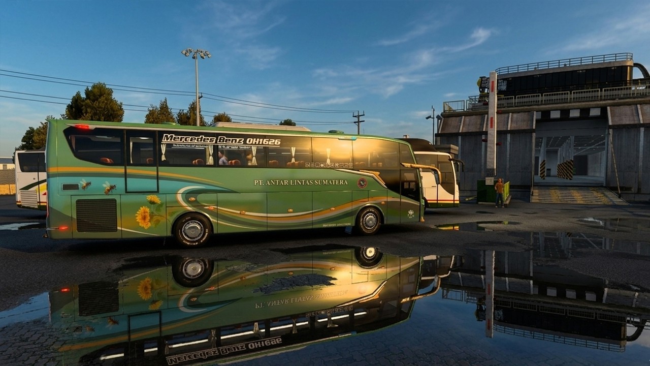 PENYEBERANGAN MERAK - BAKAUHENI HARI INI BARENG BUS ALS DENGAN BODY BARU JETBUS 5 #ets2